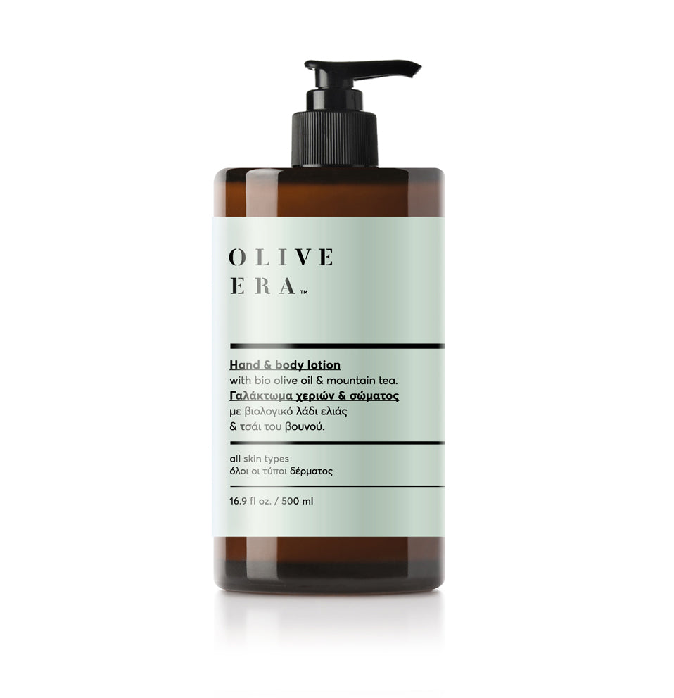 Hand & Body Lotion with bio olive oil & mountain tea