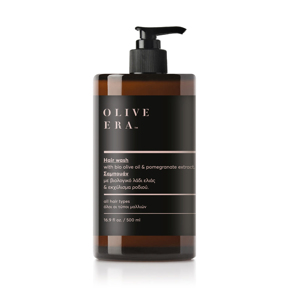 Hair wash with bio olive oil & pomegranate