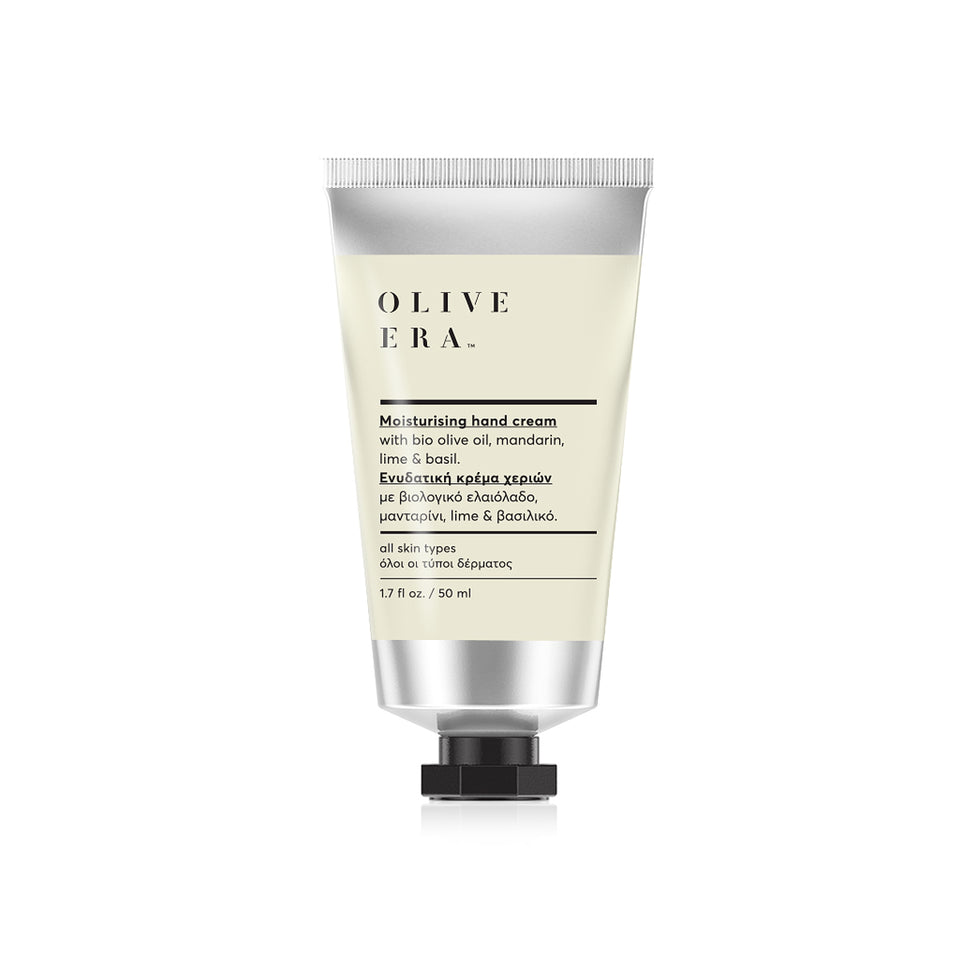 Hand cream with bio olive oil, mandarine, lime & basil 50ml