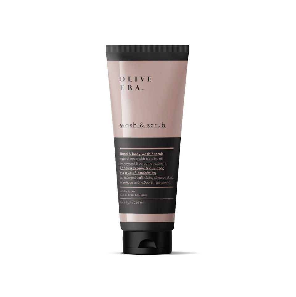 Hand &Body wash-scrub Cedarwood & Bergamot
